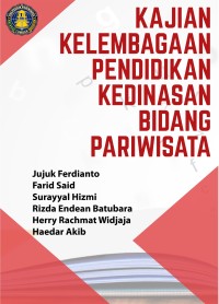 Image of Kajian Kelembagaan Pendidikan Kedinasan 
Bidang Pariwisata